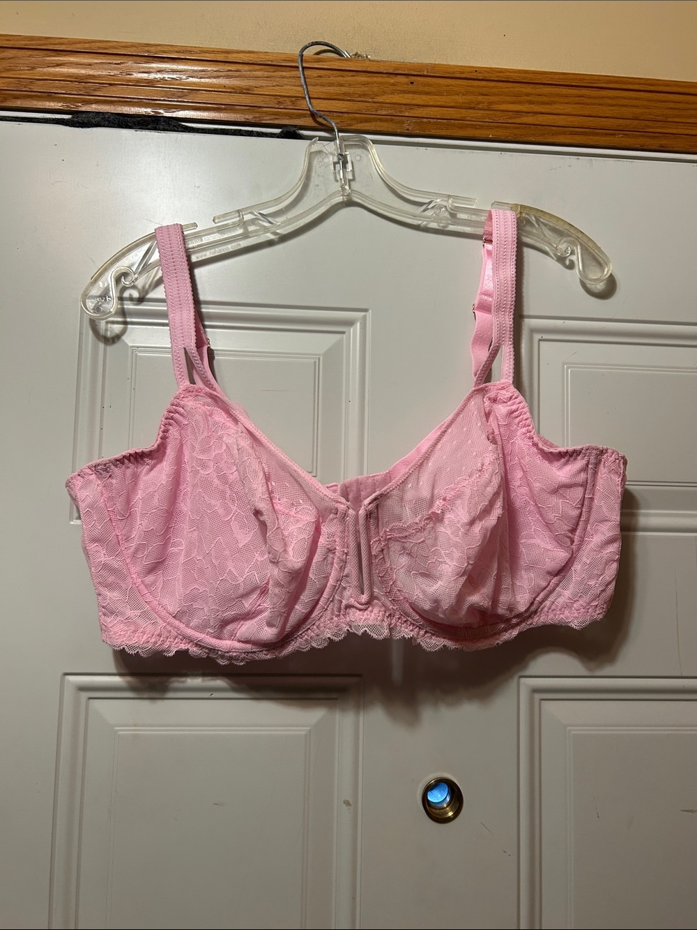 Pink‎ Lace Underwire Bra 42DD